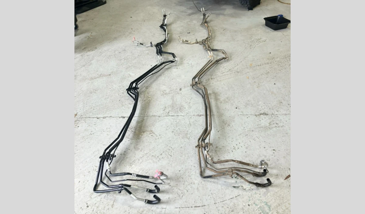 Rawson Motors Full AC Restoration – 2020 Nissan Patrol - AC Heater Lines
